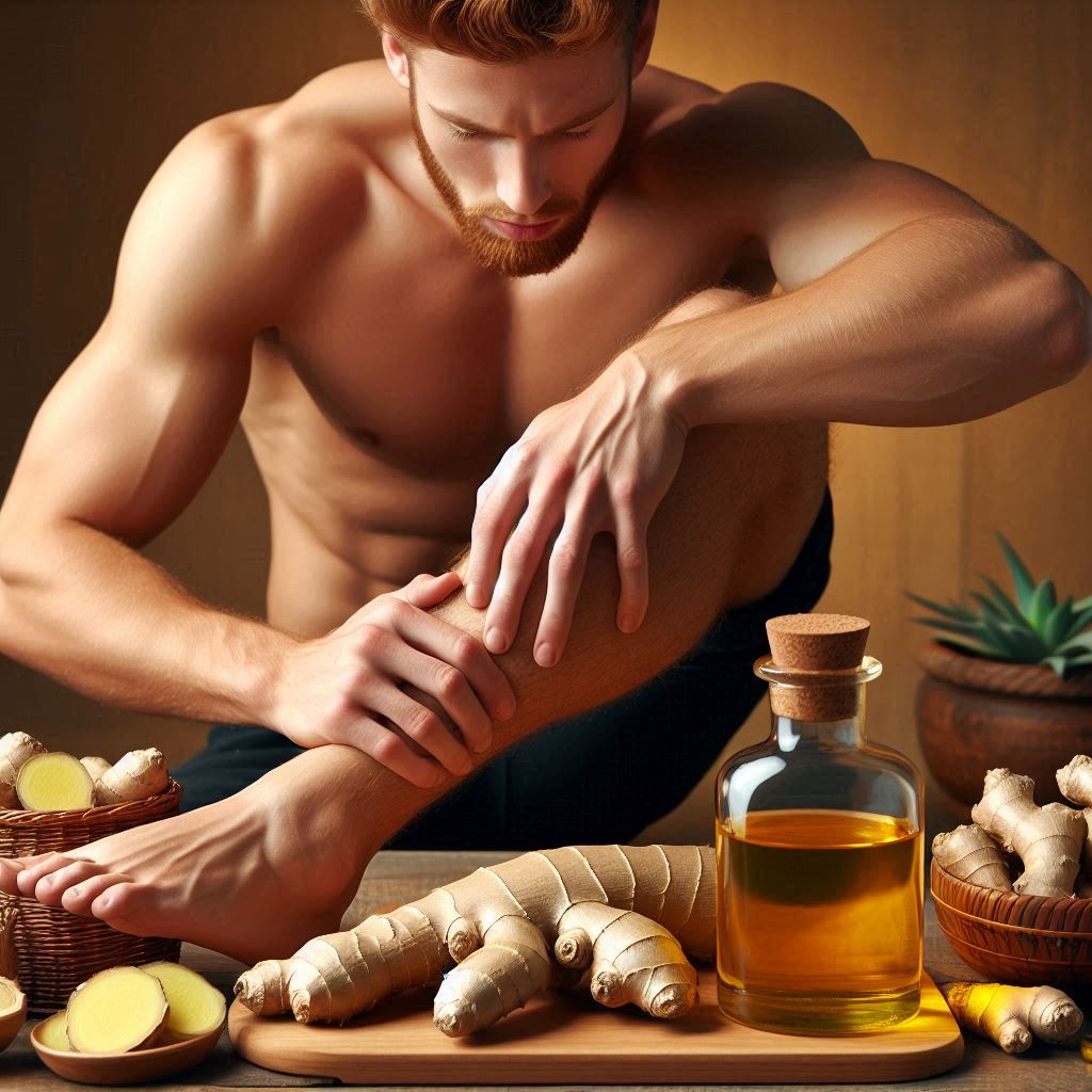 Ginger oil massage