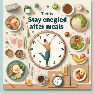 Tips to Stay Energized After Meals