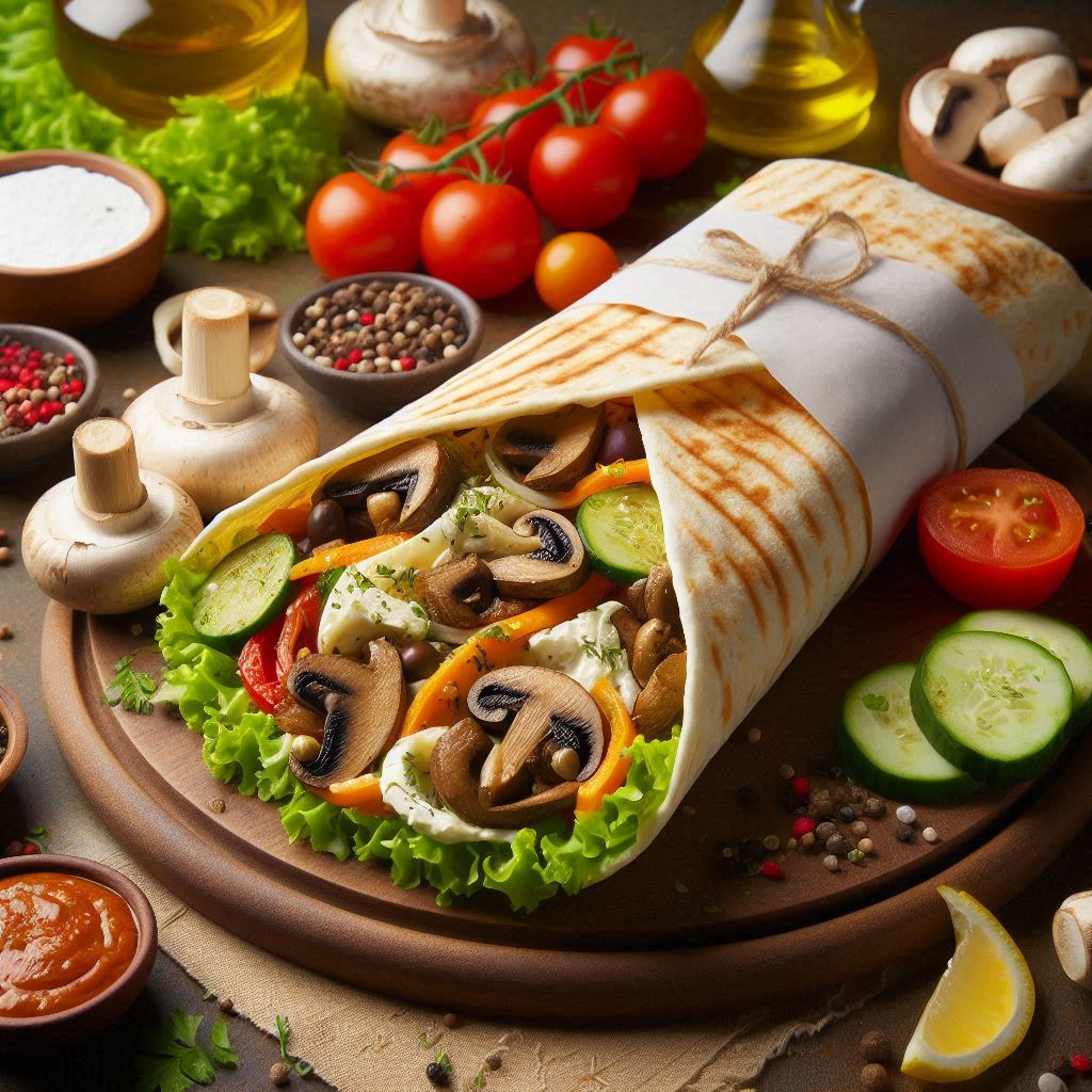 Mushroom Shawarma