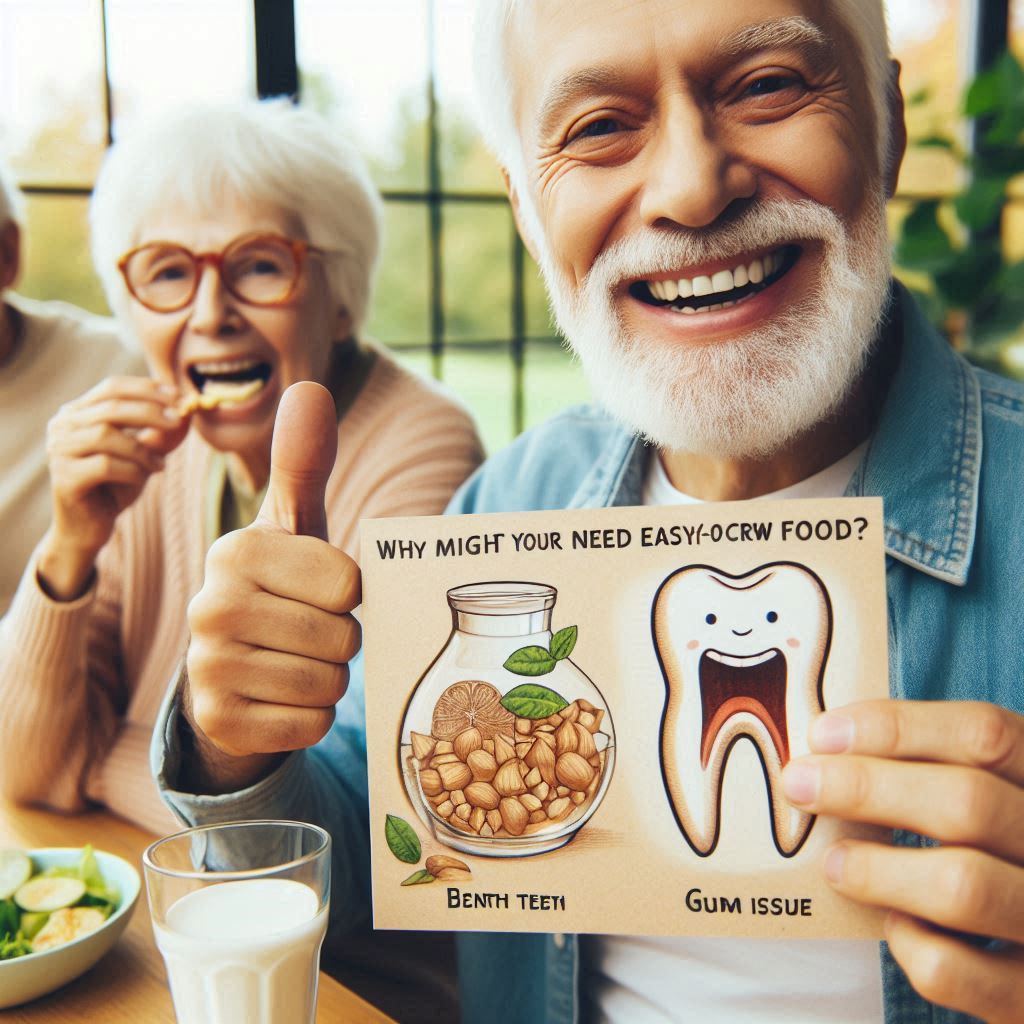 Elderly eating