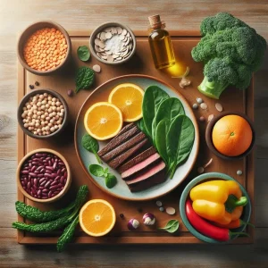 Food Sources of Iron and Folic Acid