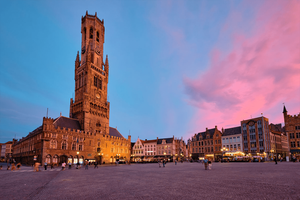Bruges Climbing the Belfry Tower