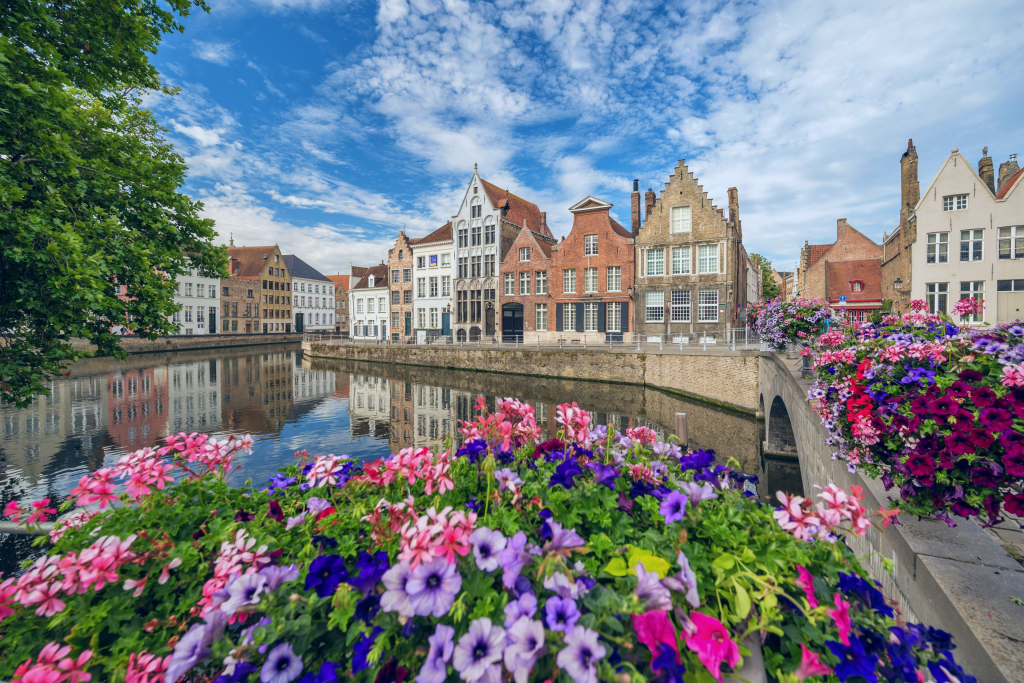 Bruges Strolling Through Gardens