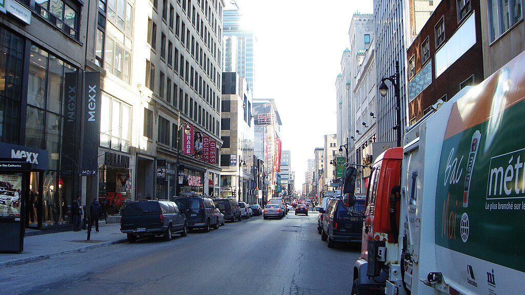 Montreal Shopping Street