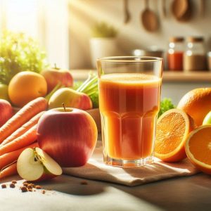 Apple, Carrot & Orange Juice