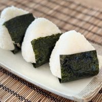 • Onigiri: Rice balls filled with salmon, tuna, or pickled plum