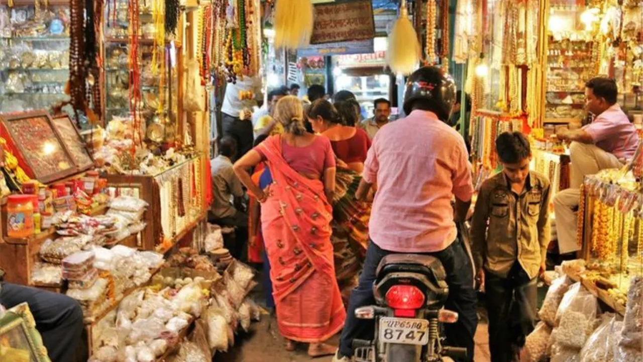 Traditional Indian market