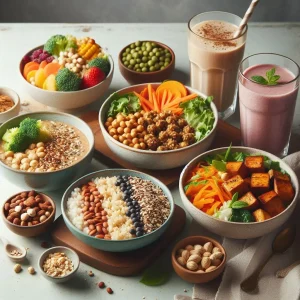 Example Vegetarian Muscle-Building Meals