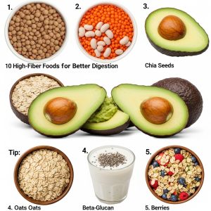 10 High-Fiber Foods for Better Digestion