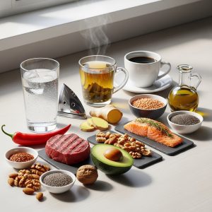 Consume Metabolism-Boosting Foods and Drinks