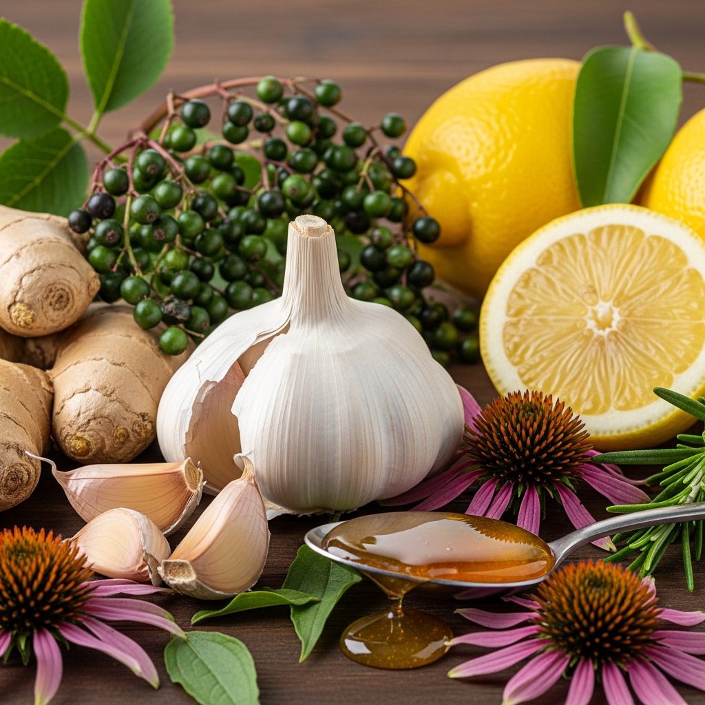 Natural antiviral foods
