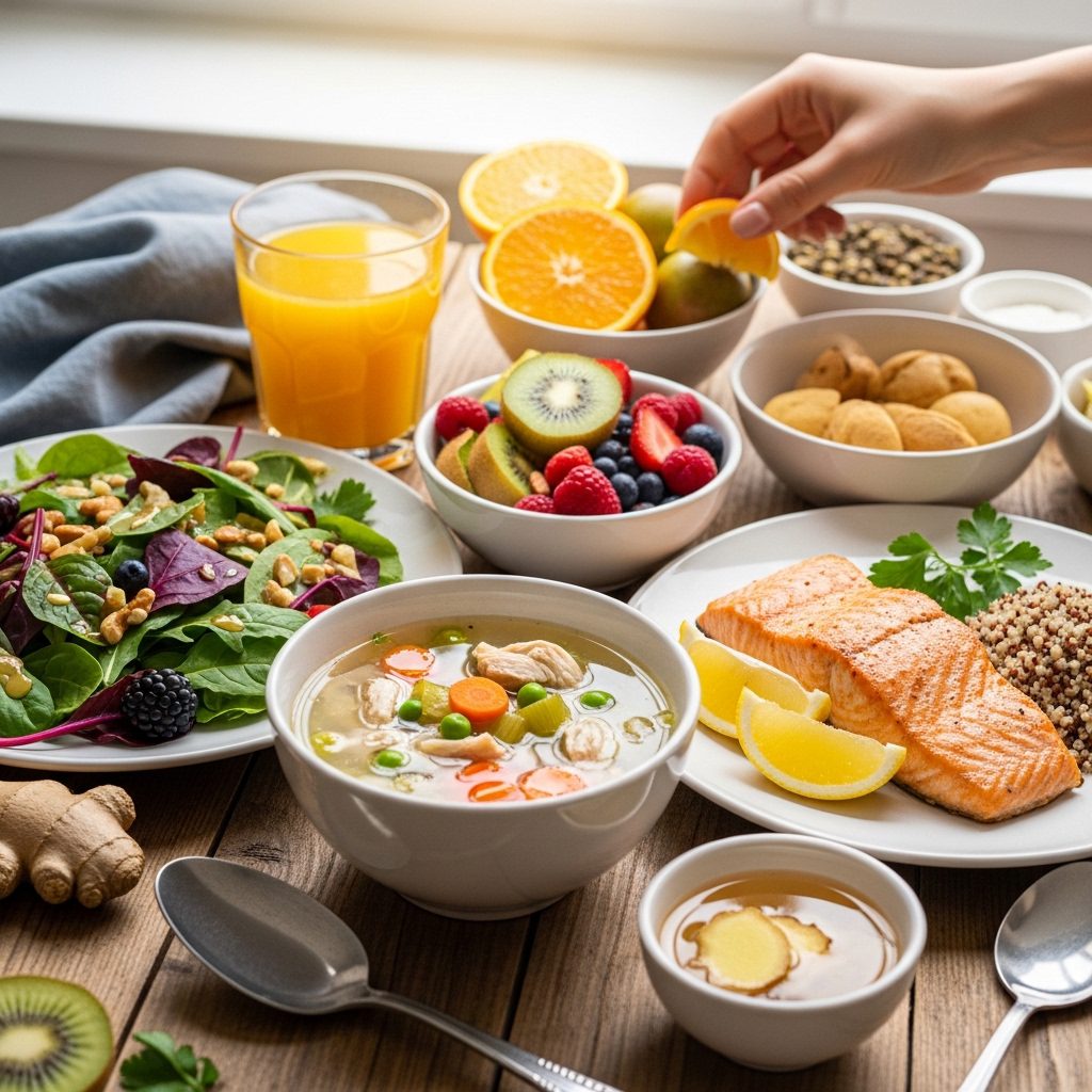 Recovery Diet After Viral Infections