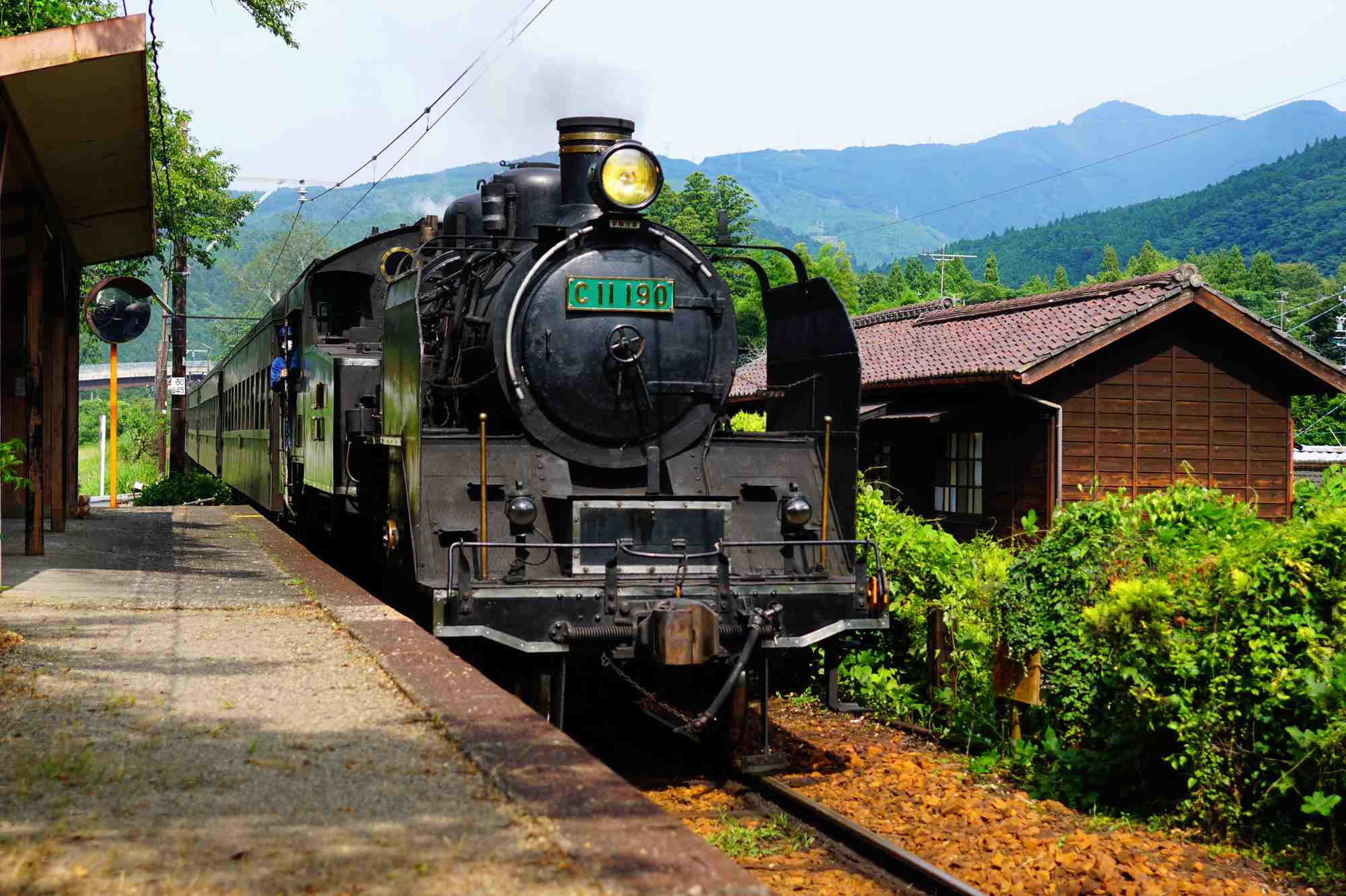 Japan steam train