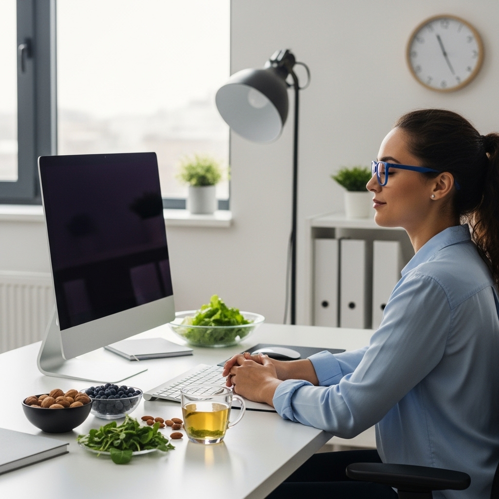 Nutrition for Desk Workers: How to Combat Eye Strain and Brain Fog with Food