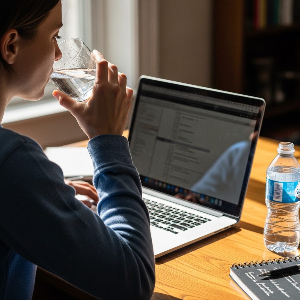 Dehydration and Mental Fatigue: How Water Intake Directly Impacts Your Focus and Mood