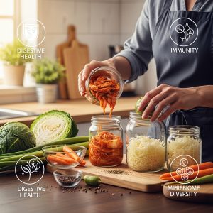 Health Benefits of Kimchi and Sauerkraut