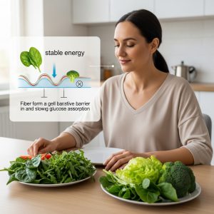 Start with Vegetables and Fiber