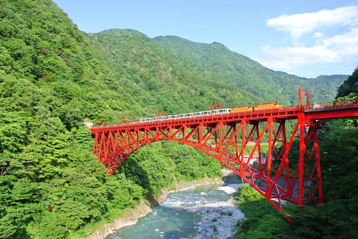 Scenic Kurobe train