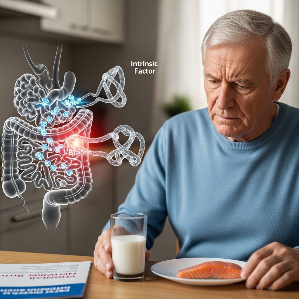 Vitamin B12 Malabsorption in Seniors: Understanding the Role of Intrinsic Factor