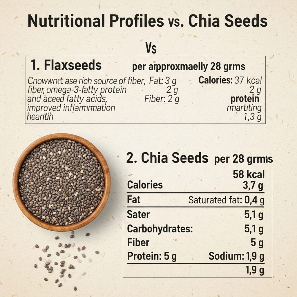 Flaxseeds vs. Chia Seeds