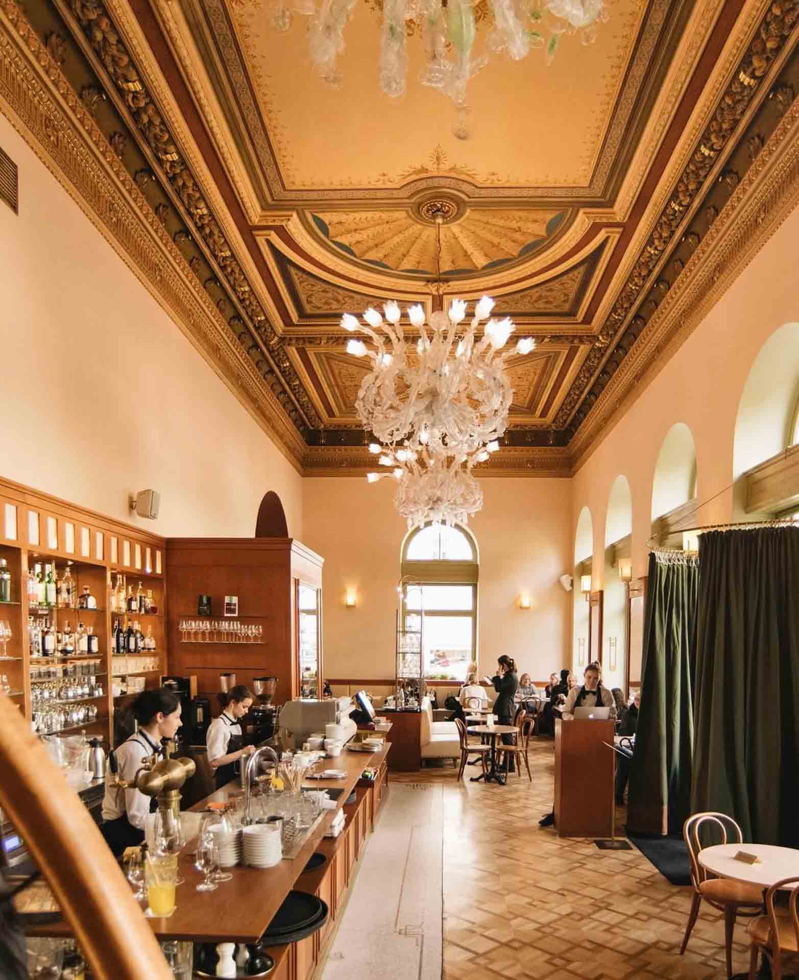 Prague coffeehouse