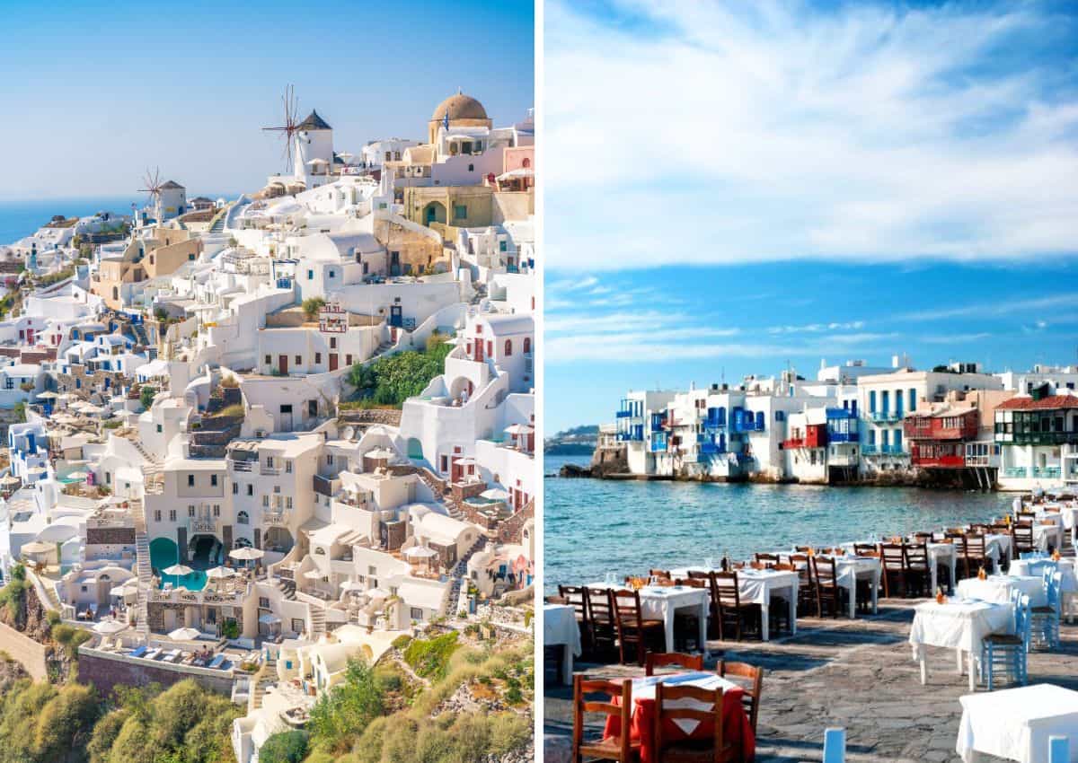 Santorini vs Crete vs Paros