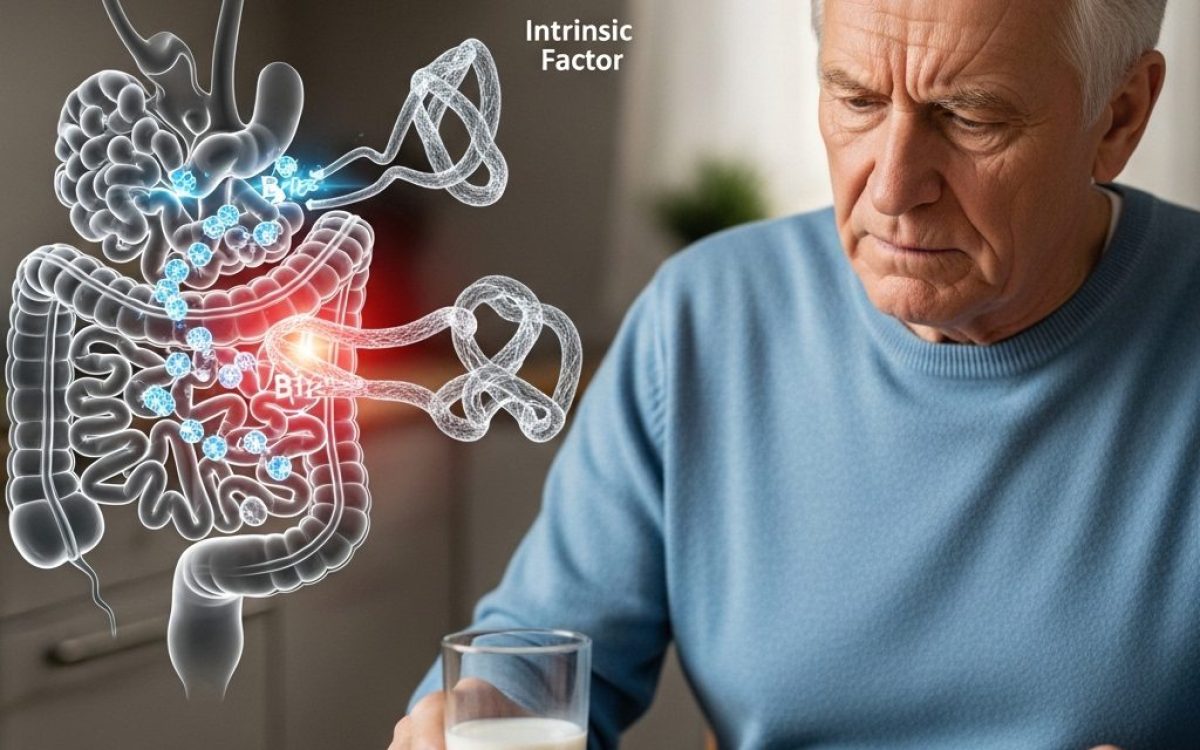 Vitamin B12 Malabsorption in Seniors: Understanding the Role of Intrinsic Factor
