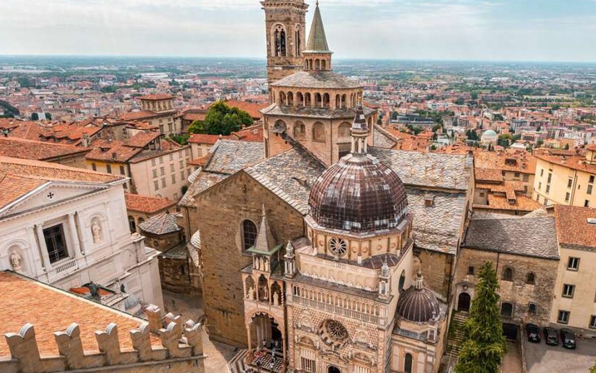 Bergamo, the enchanting city in northern Italy near Lake Como