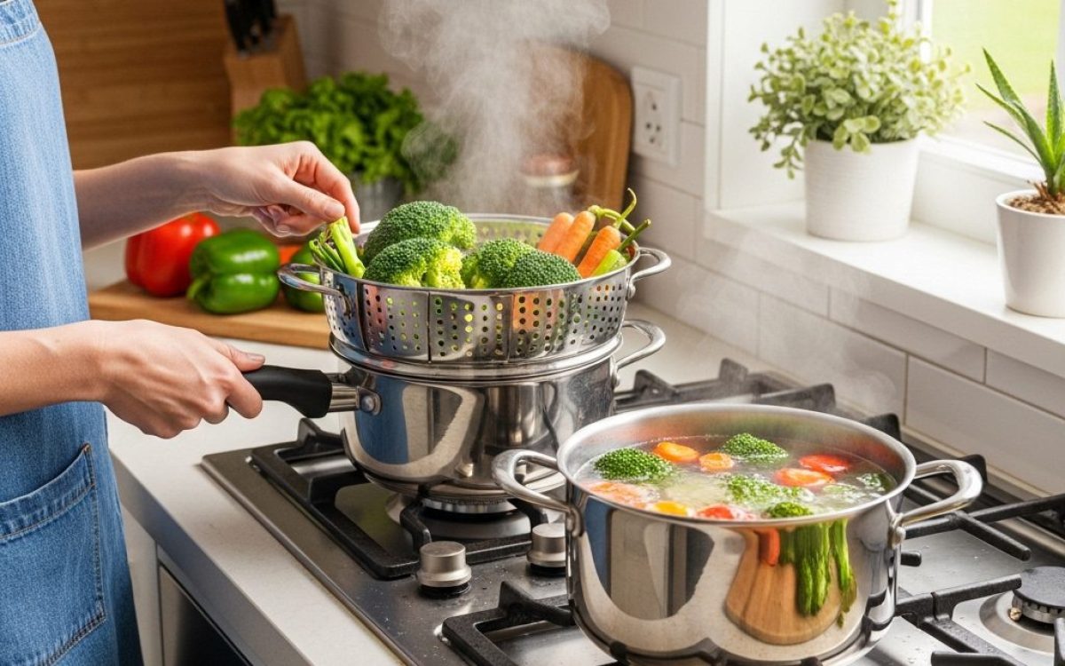 Steaming vs. Boiling