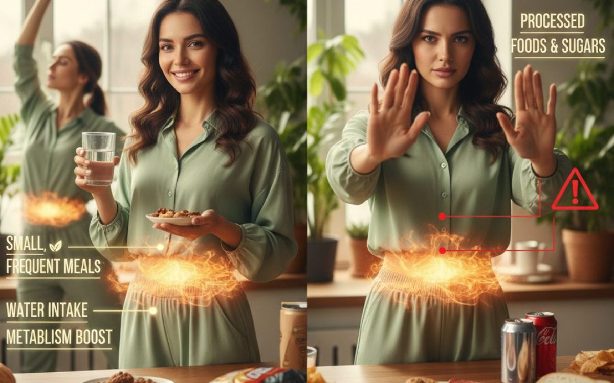 Burn belly fat naturally